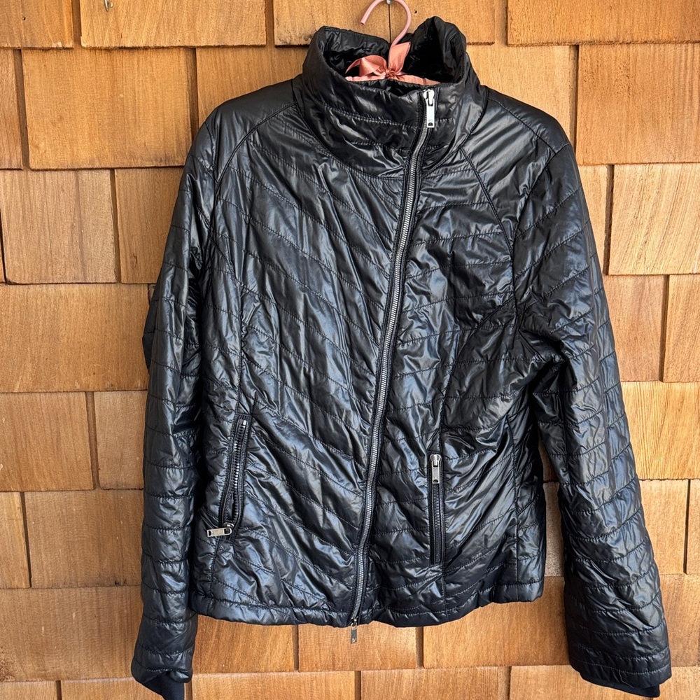 Zella Black Quilted Lightweight Puffer Jacket